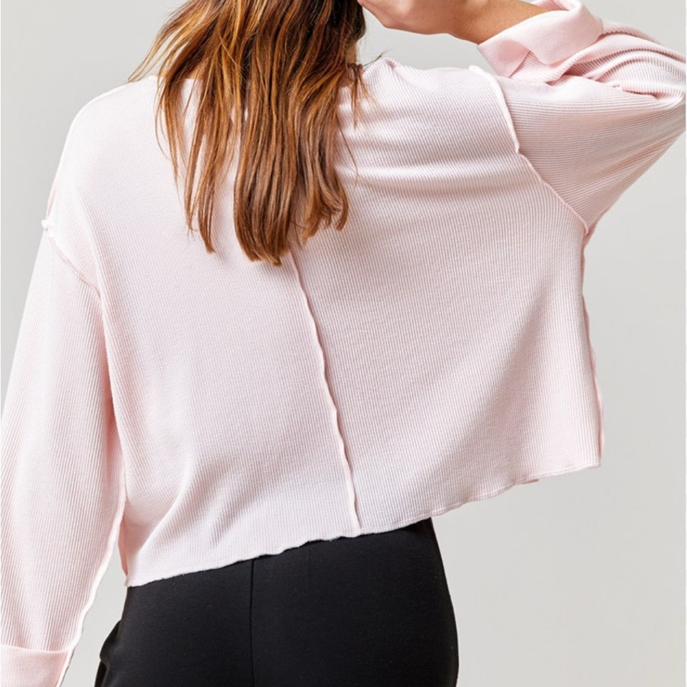 Francesca's Collections Light Pink Sweater